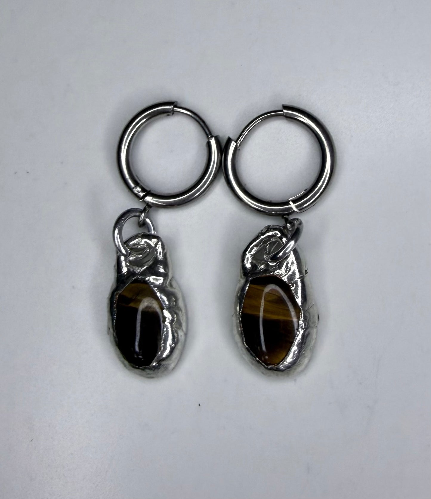 Tigers Eye Earrings No.2