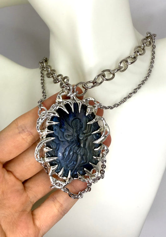 Fairy Carving Necklace