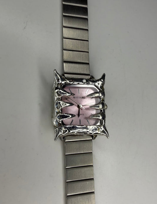 Pink Spiked Watch
