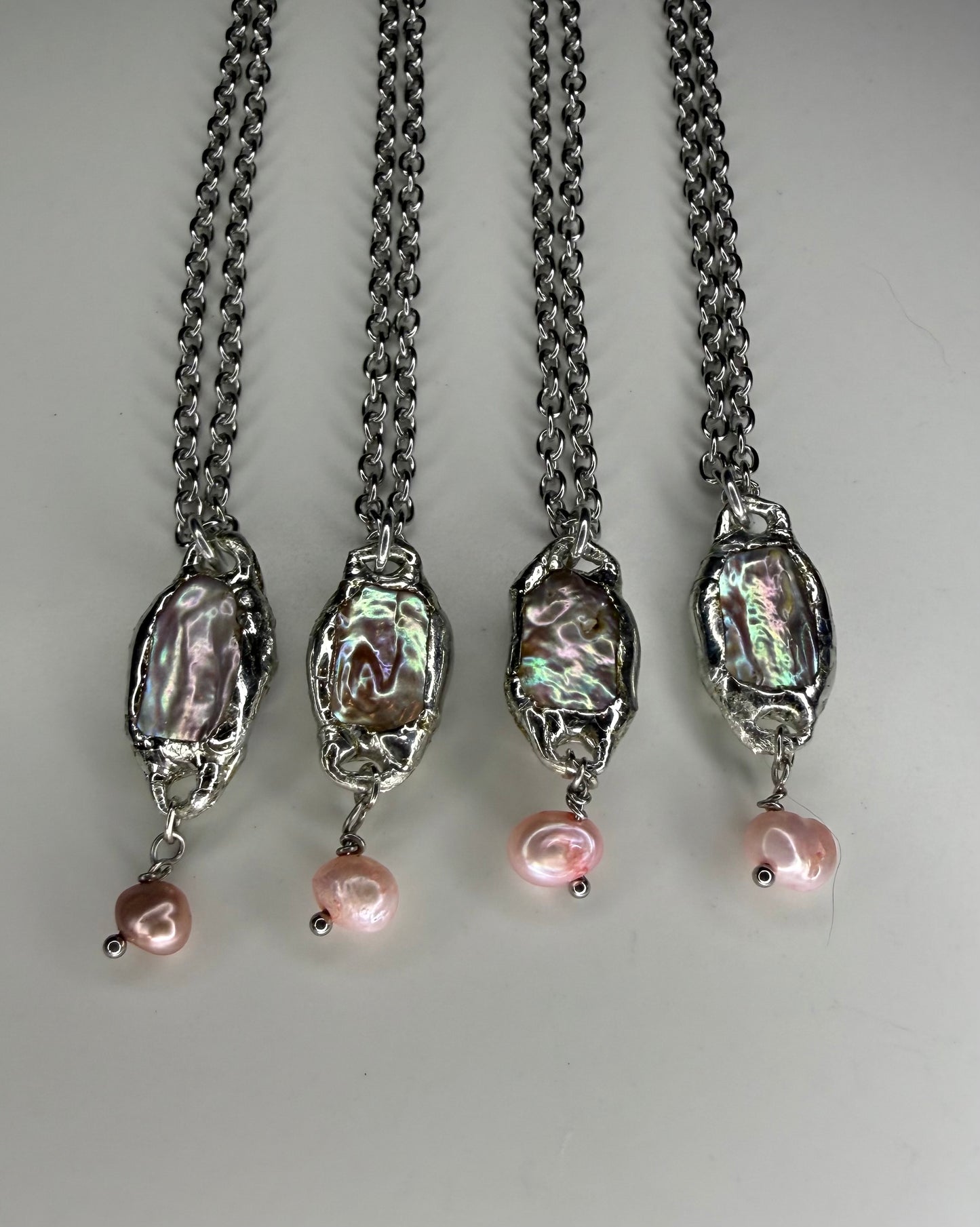 Pink Pearl Necklaces