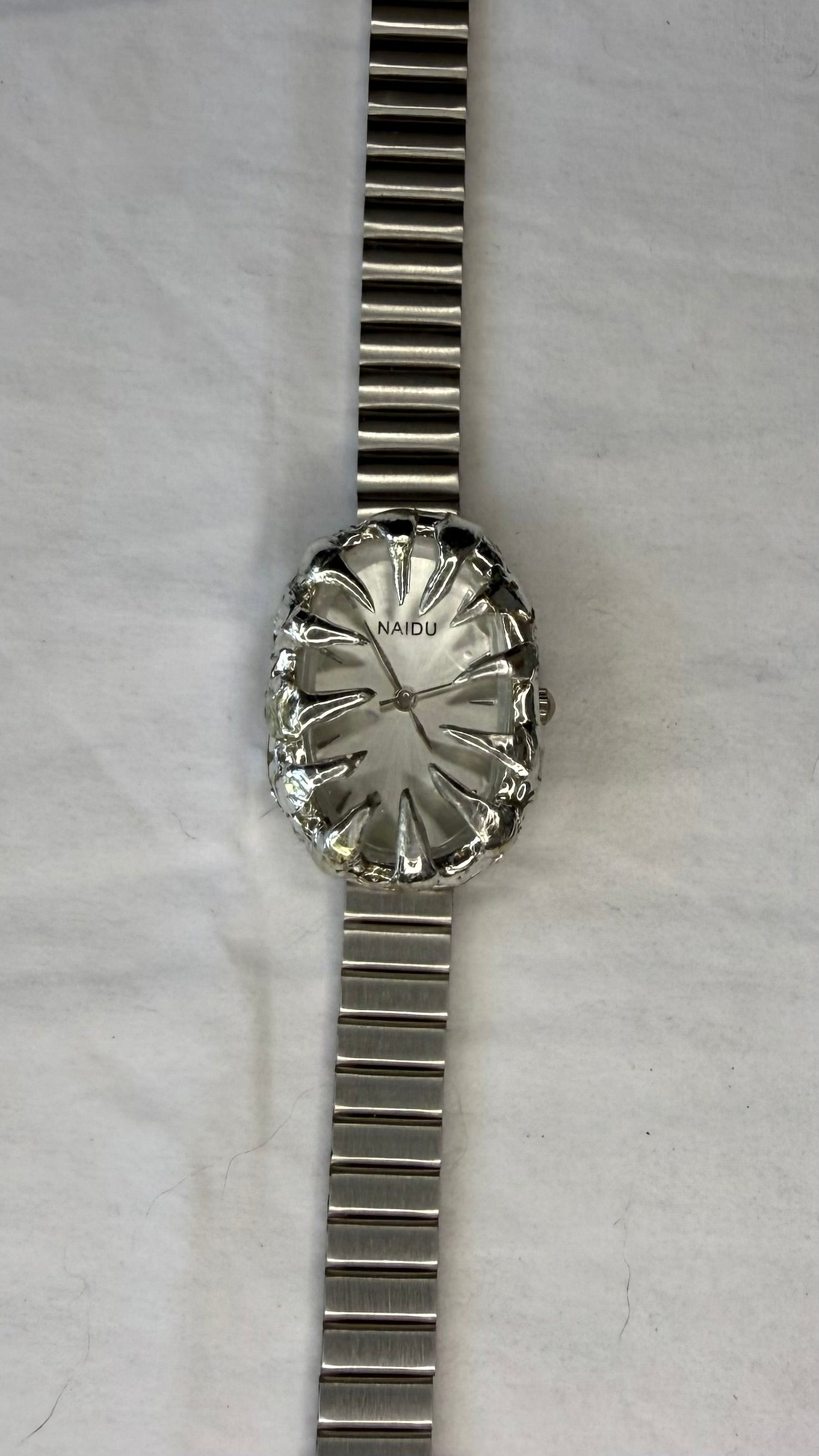 White Oval Watch