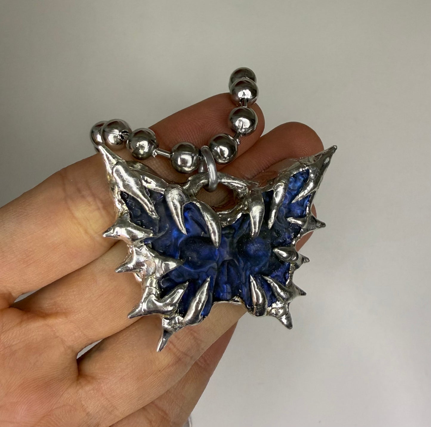 Skull Butterfly Necklace