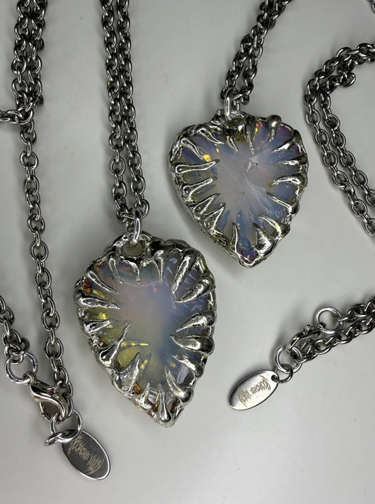 Opalescent Heart Necklace