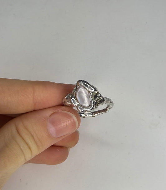 Skinny Pearl Ring US 7 1/2