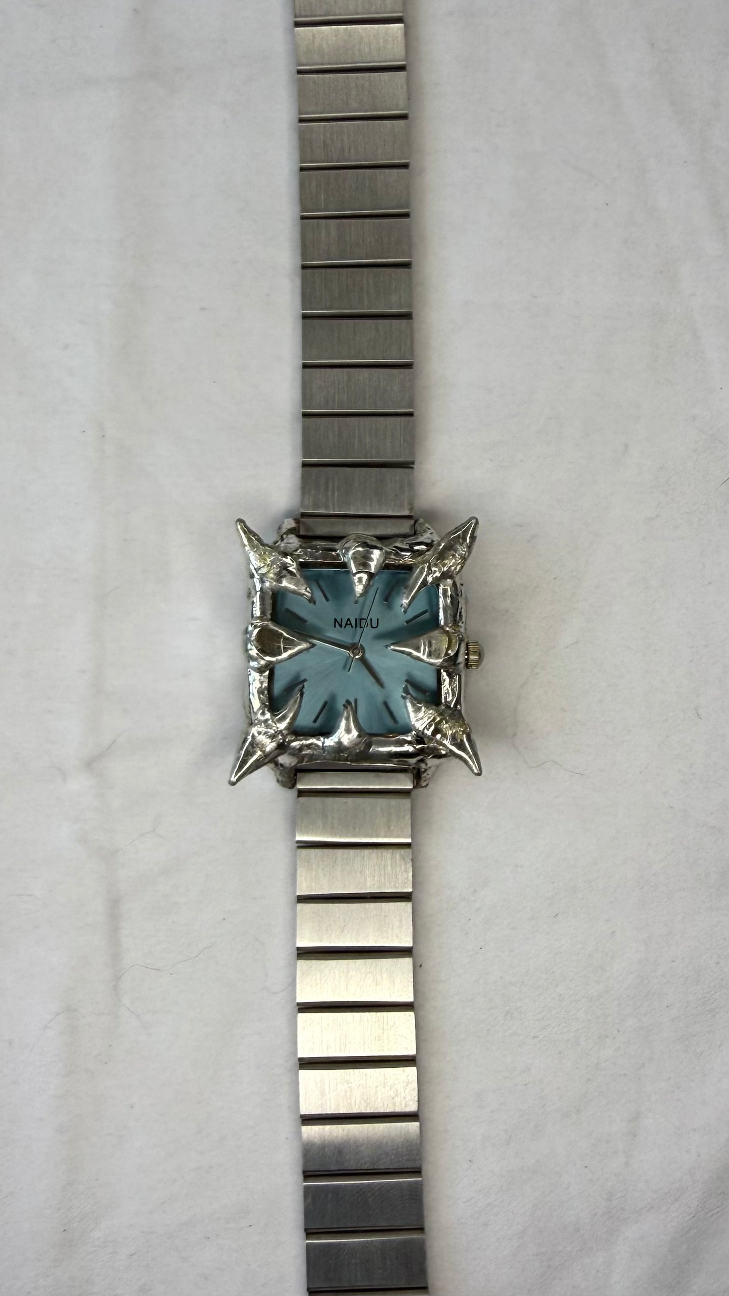 Blue spiked watch