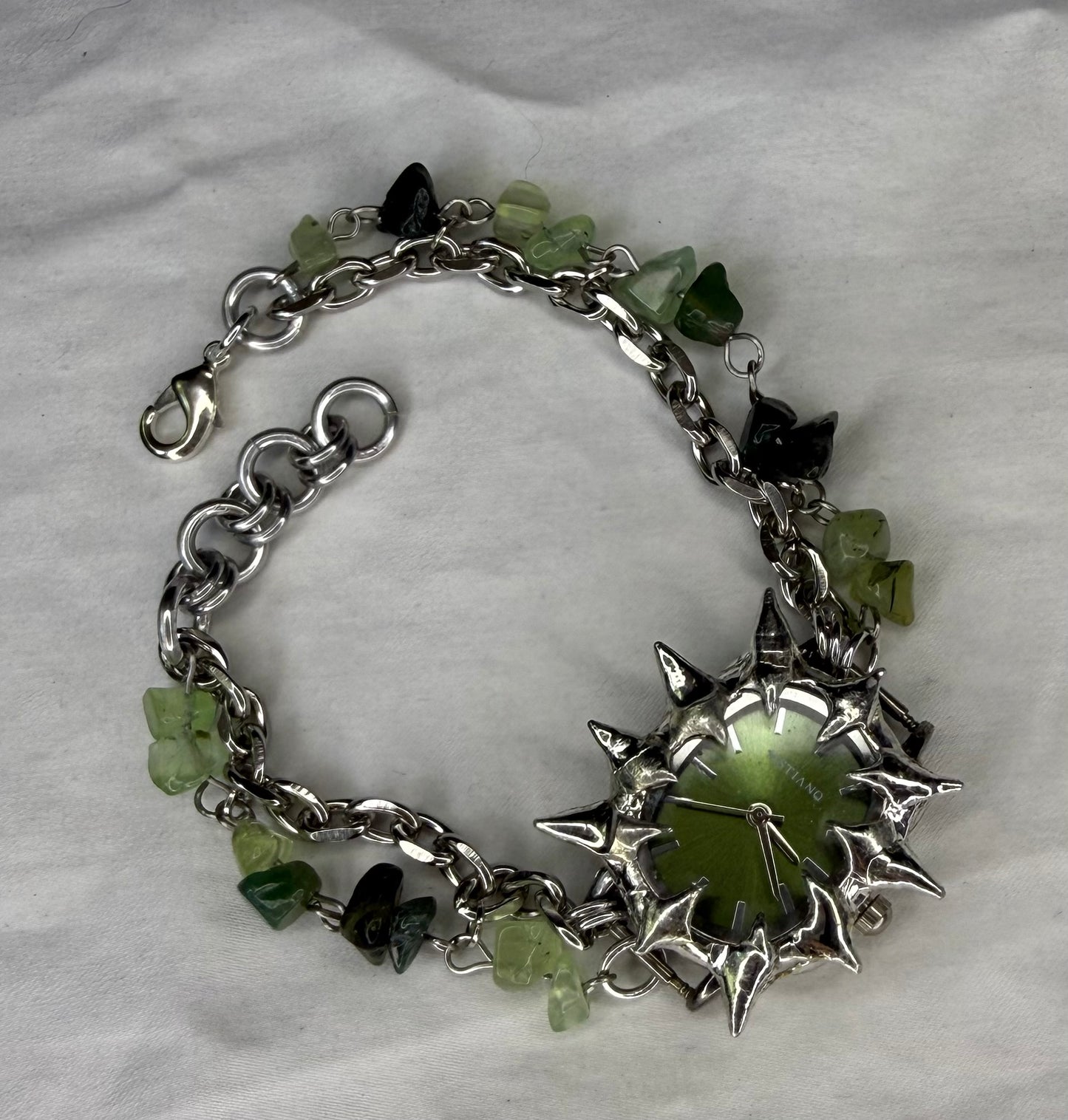 Green Crystal Watch