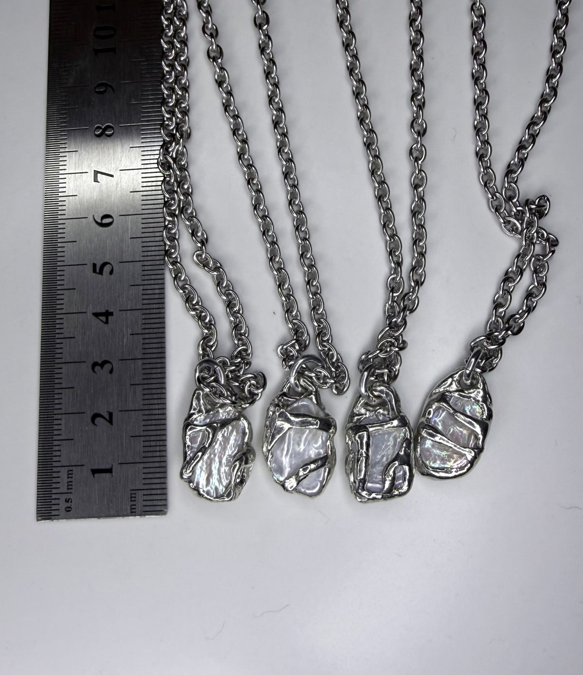 Flowy Pearl Necklaces