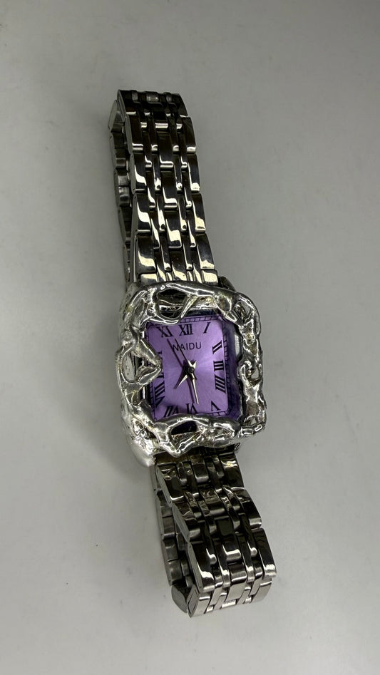 Purple wavy watch
