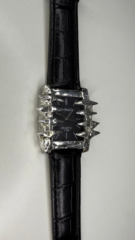 Black Spiked Watch