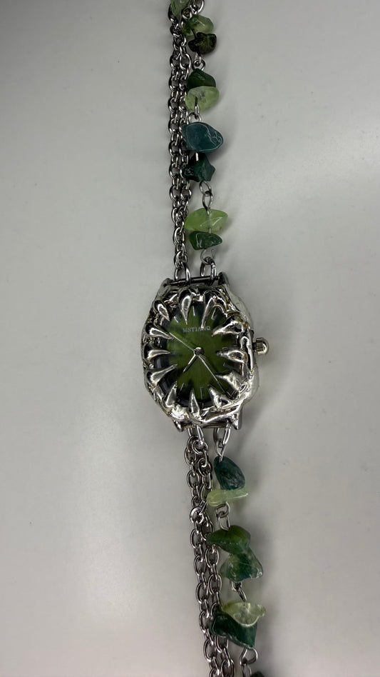 Green Crystal Watch