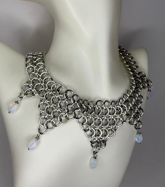Chainmail Jester with Opalite