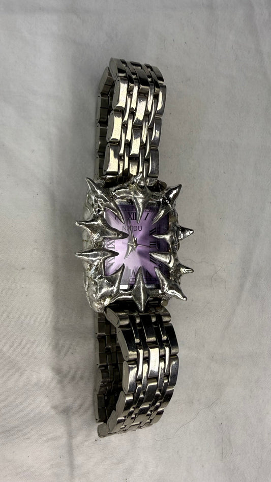 Purple Spiked Watch