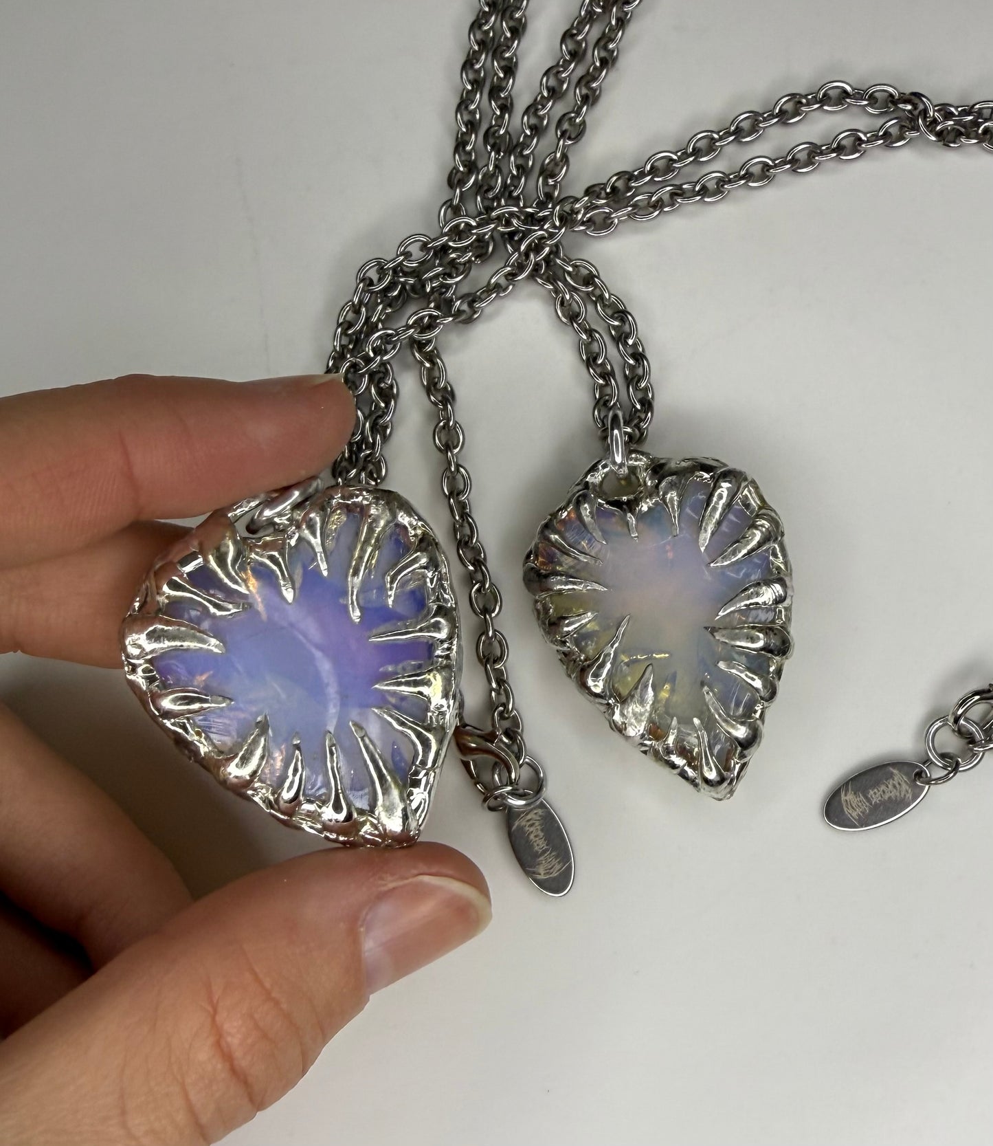 Opalescent Heart Necklace