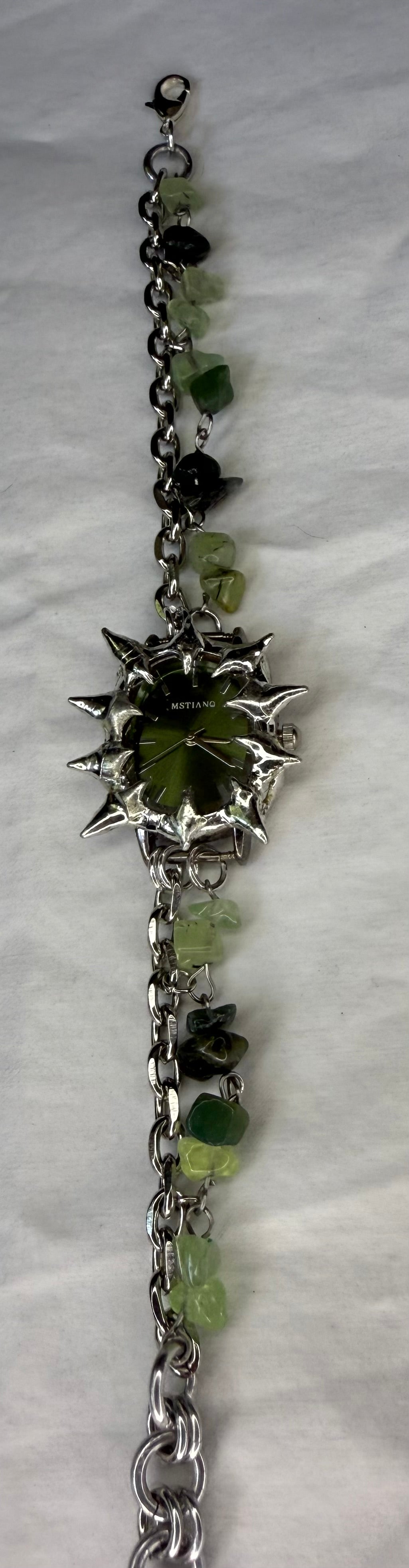 Green Crystal Watch