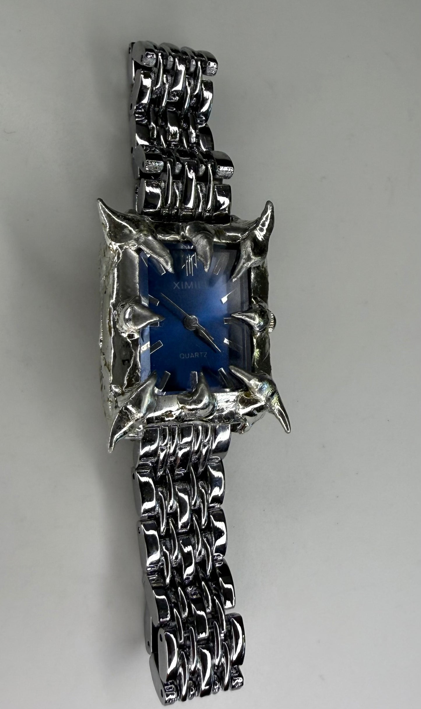 Blue spiked watch