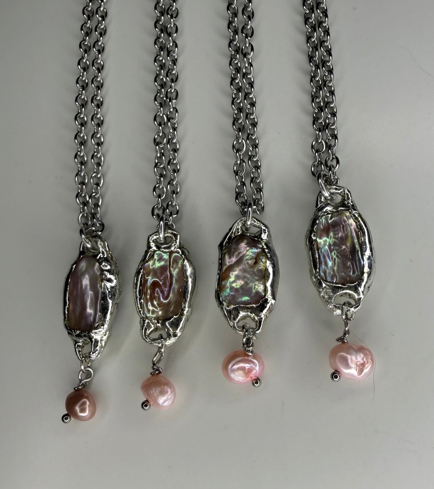 Pink Pearl Necklaces