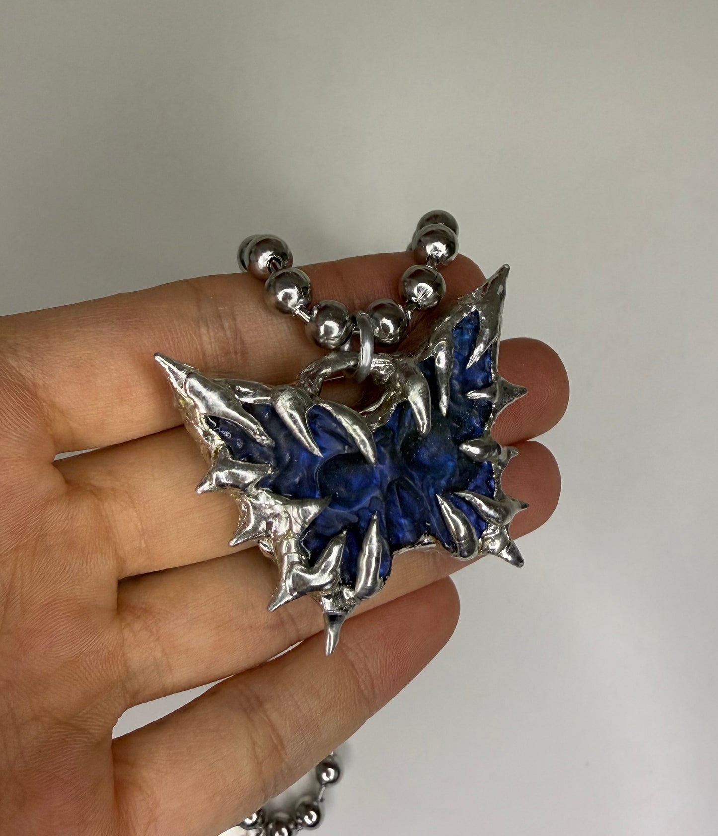 Skull Butterfly Necklace