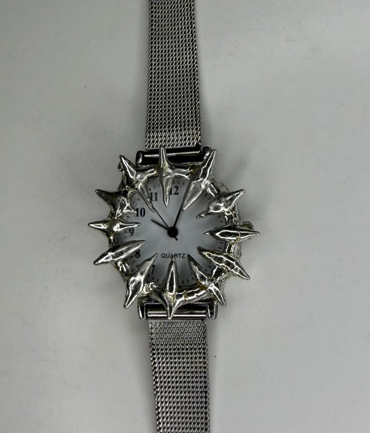 Spiked Round Watch