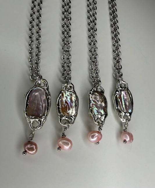 Pink Pearl Necklaces