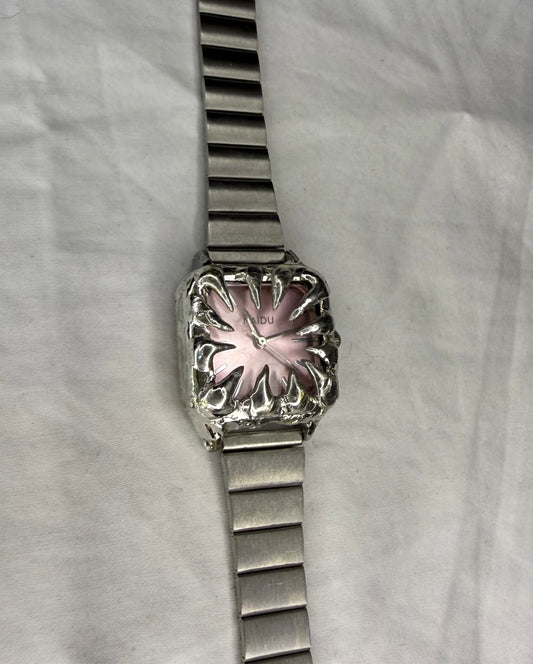 Pink Square Watch