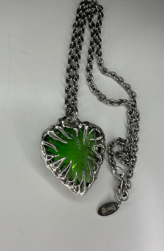 Green Heart Necklace