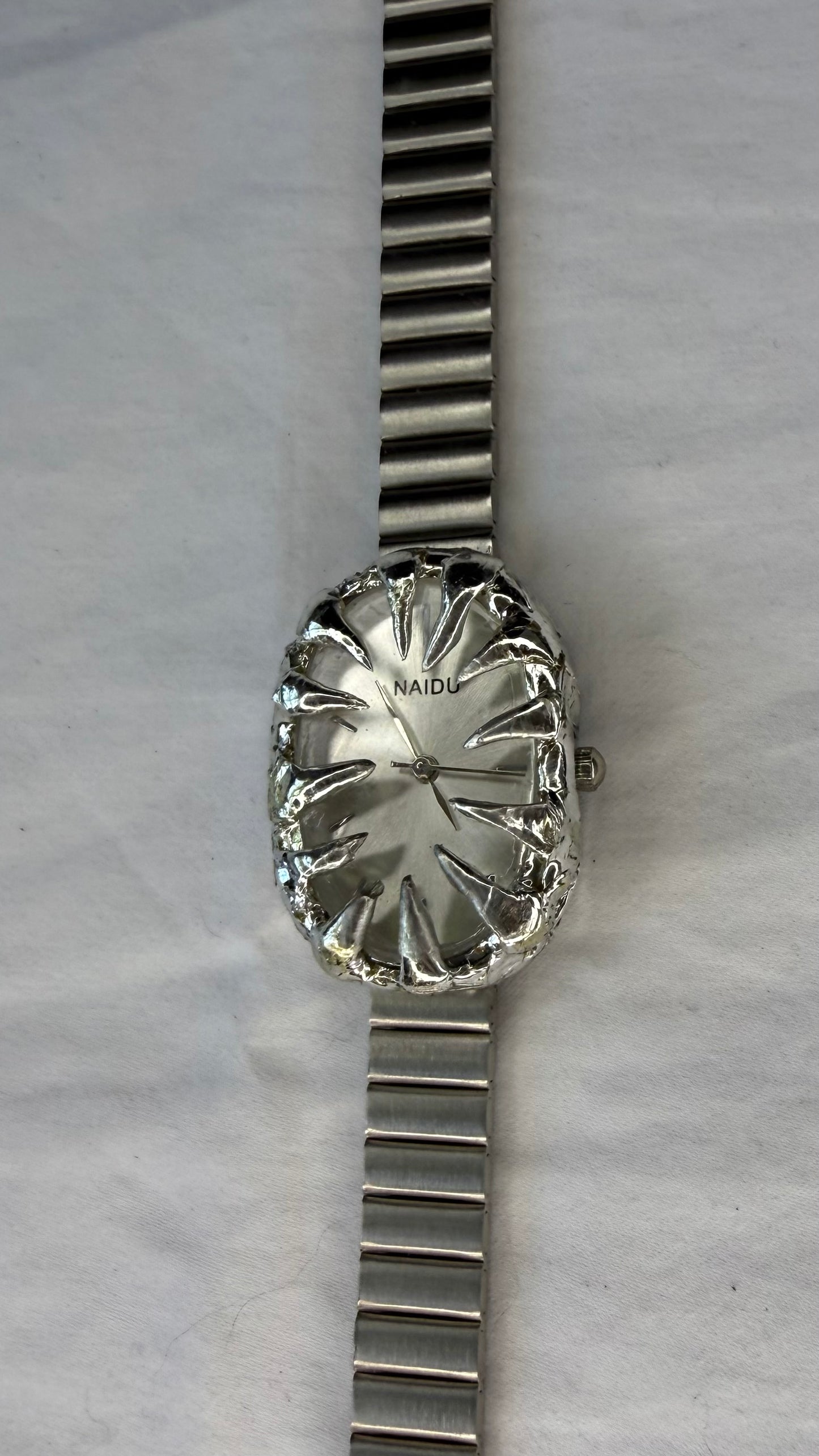 White Oval Watch