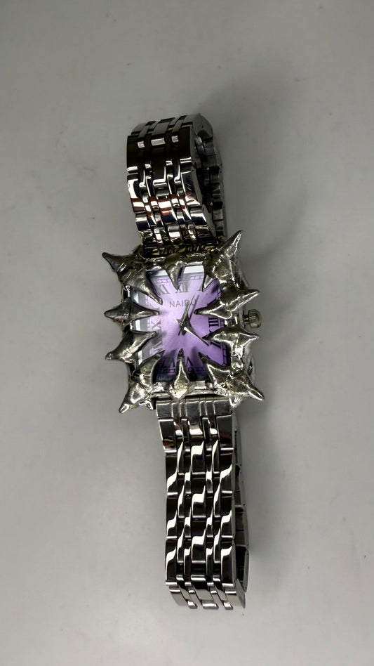 Purple Spiked Watch