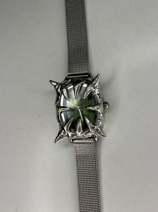 Green Spiked Watch