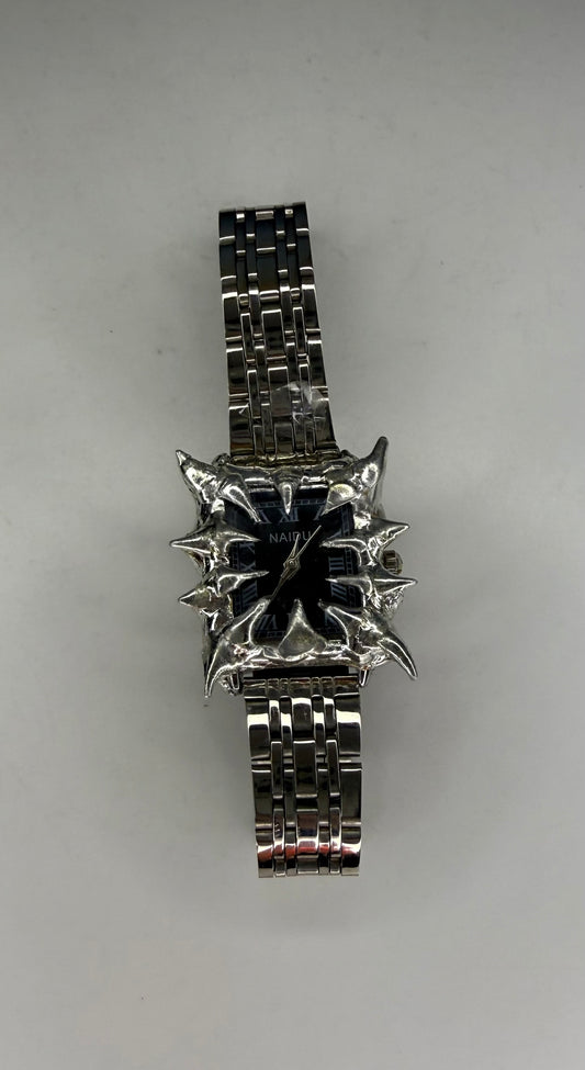 Black Spiked Watch