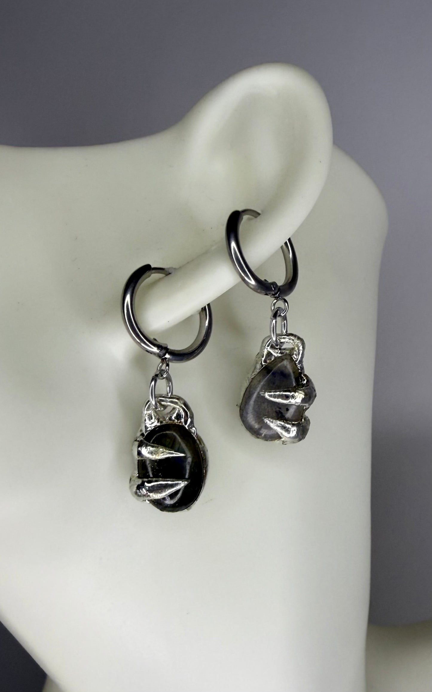 Small Labradorite Earrings