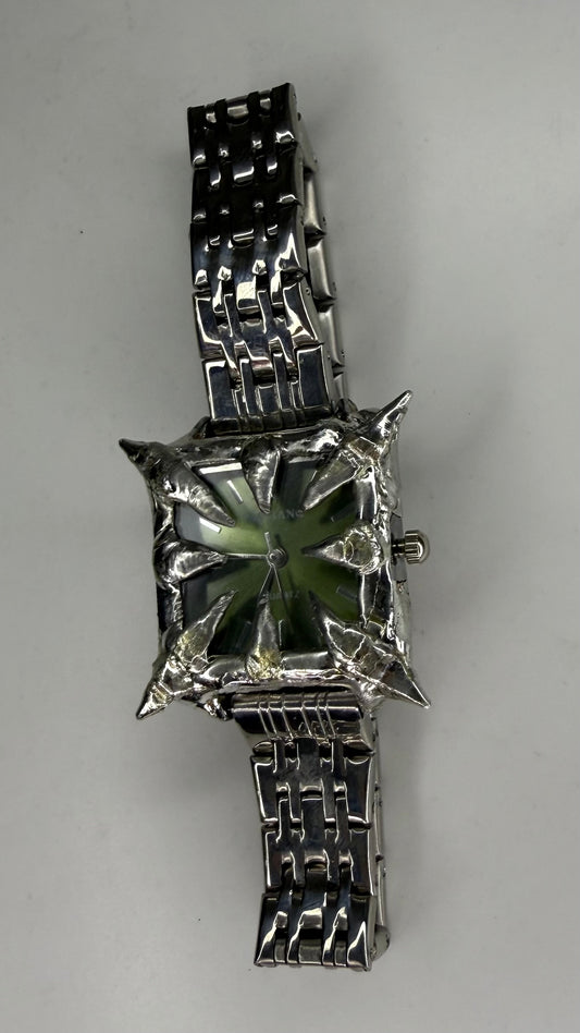 Green spiked Watch