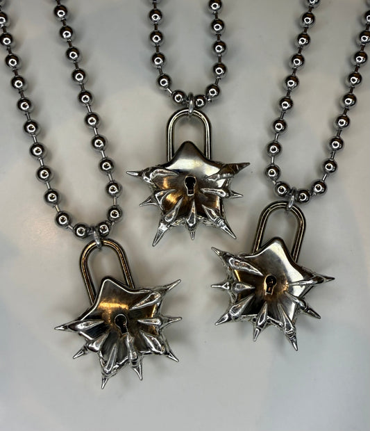 Star Lock Necklace