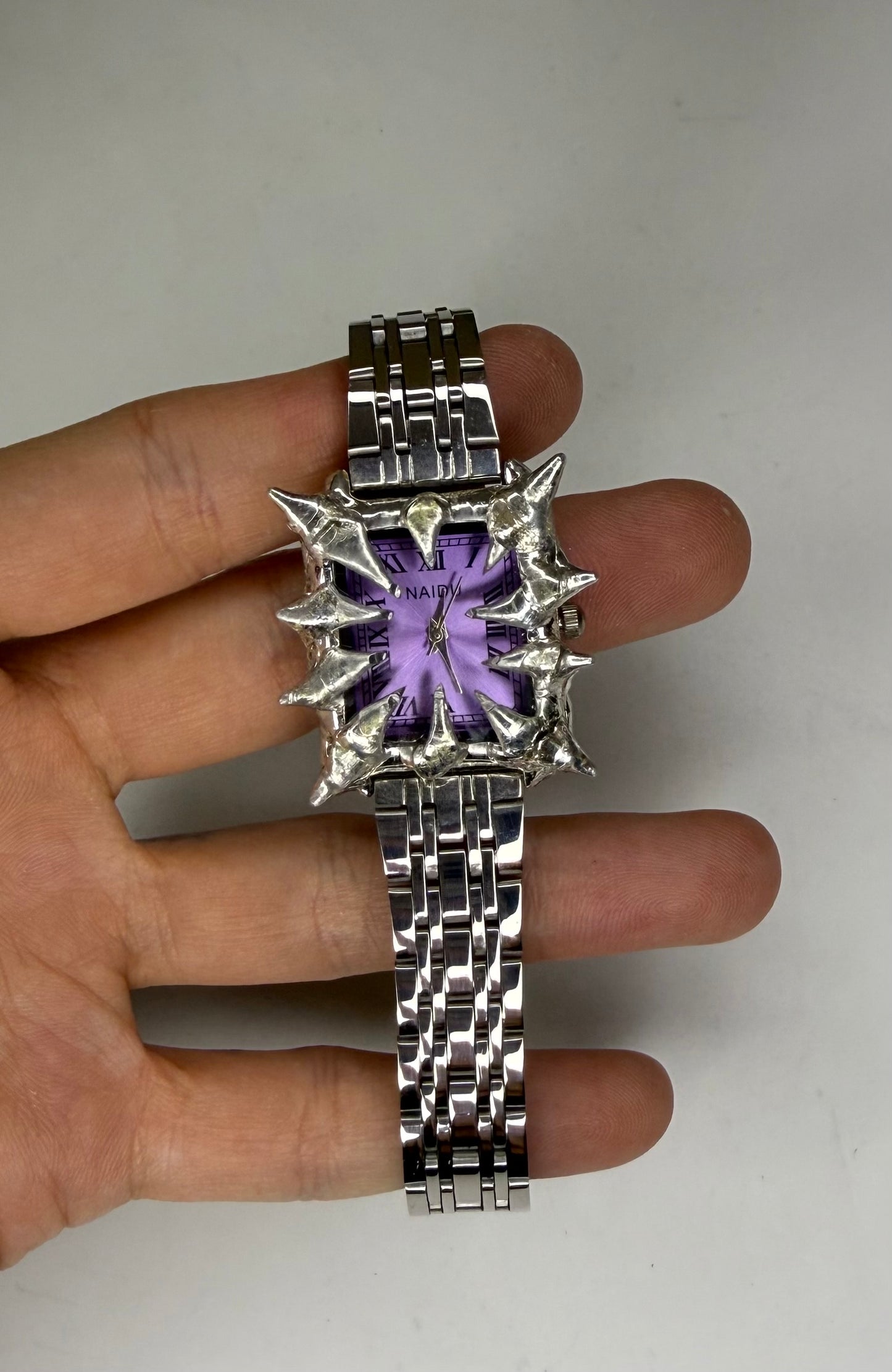 Purple Spiked Watch