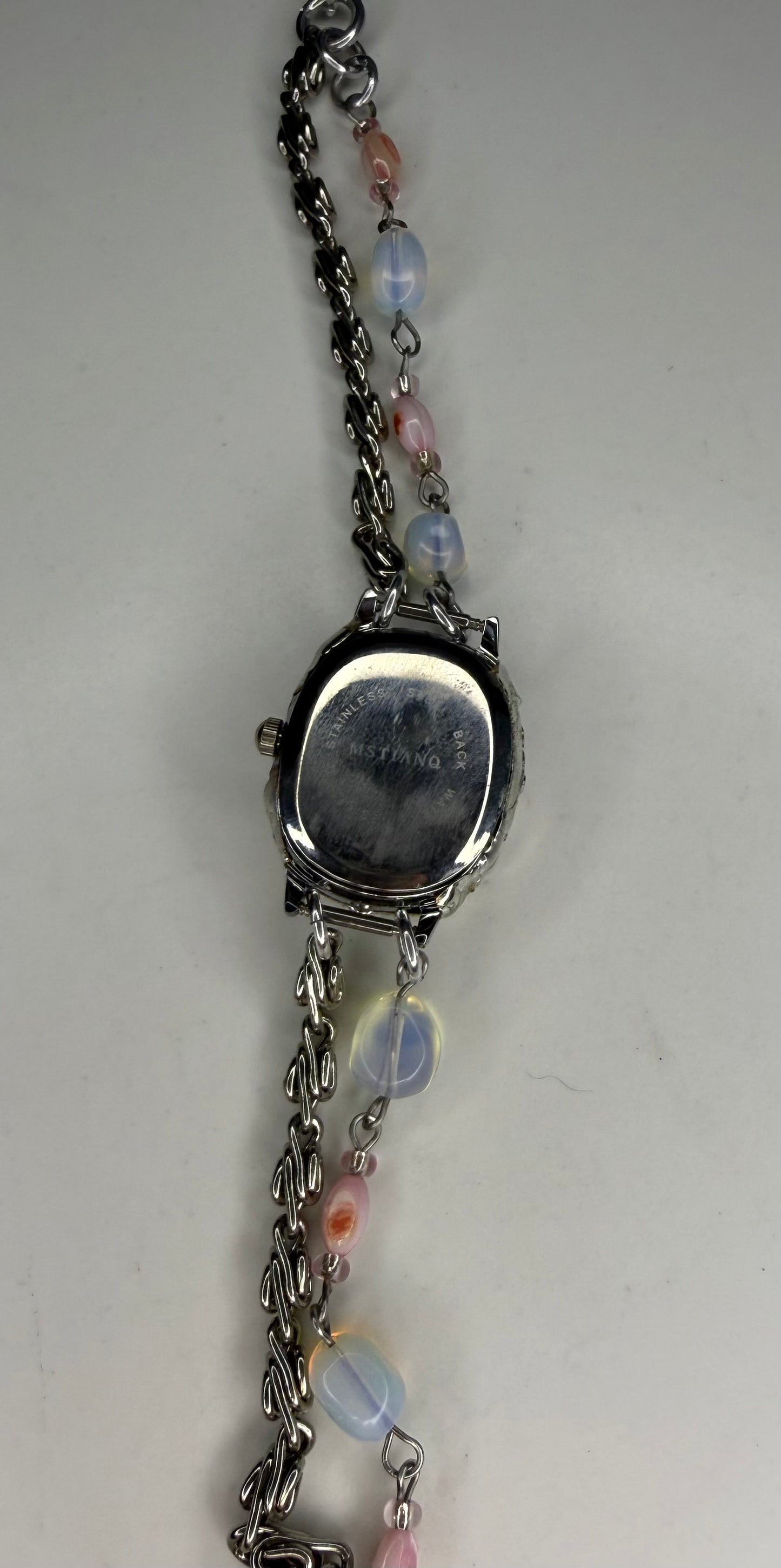 Opalite and shell watch