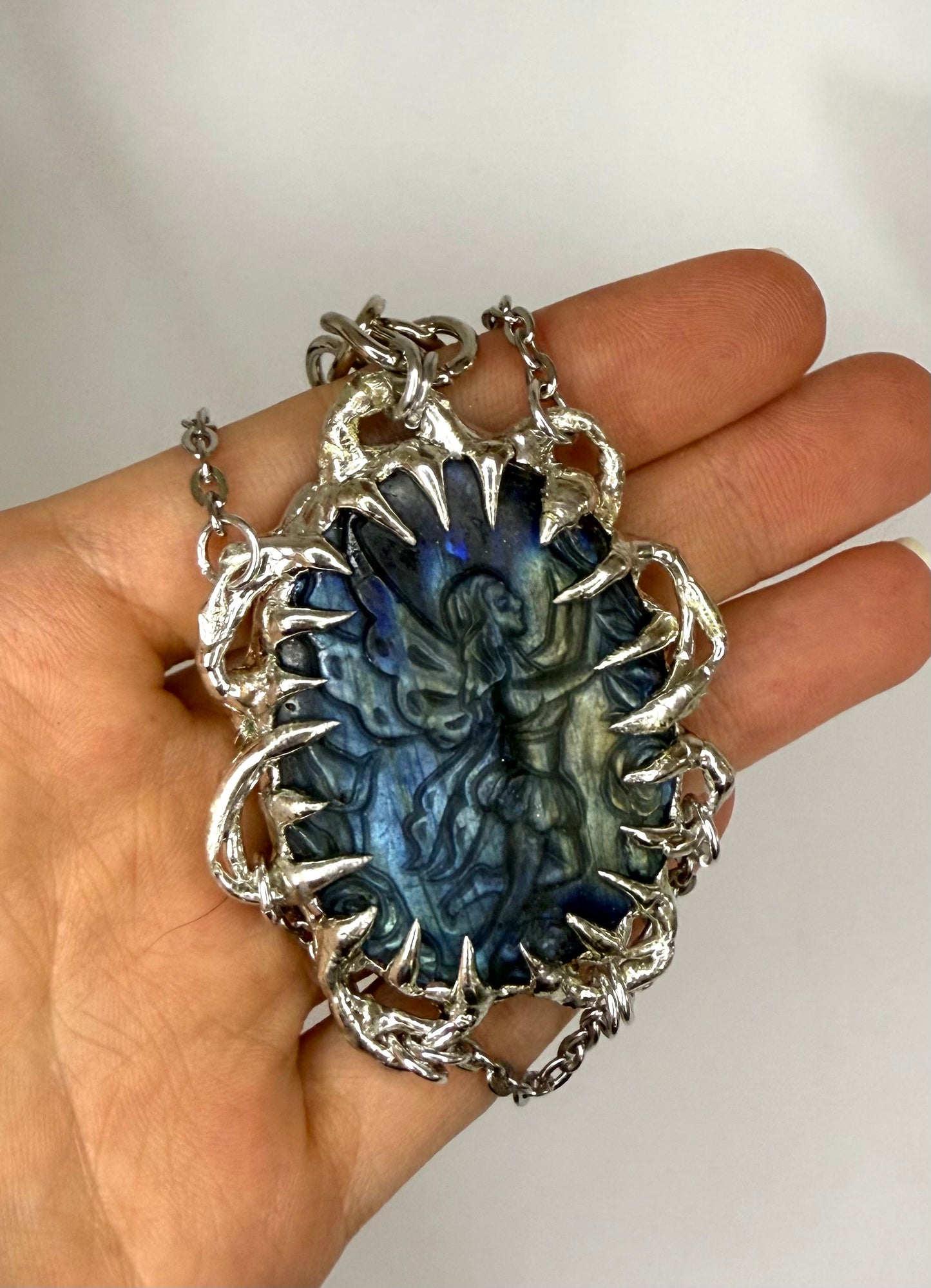 Fairy Carving Necklace