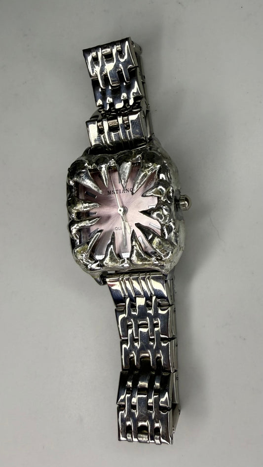 Pink spiked watch