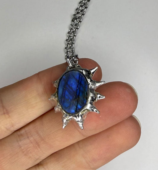 Small spiked labradorite