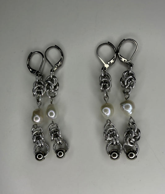 Pearly Drop Earrings
