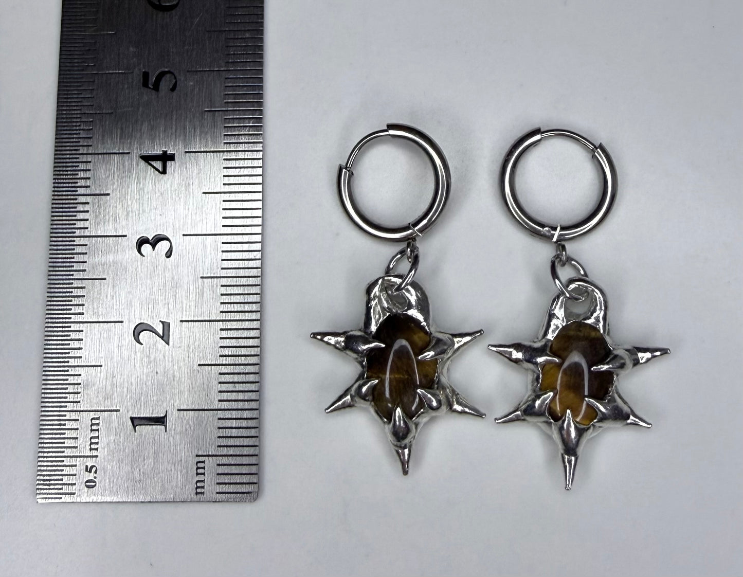 Tigers Eye Earrings No.3