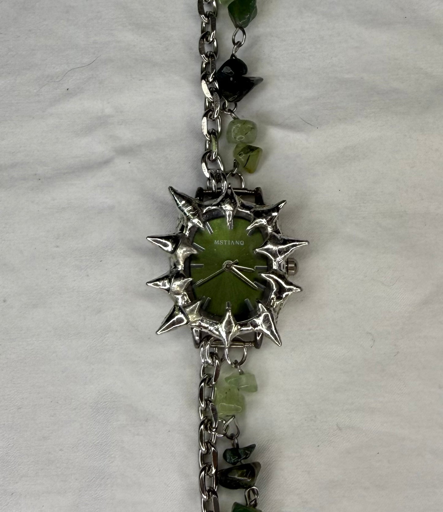 Green Crystal Watch