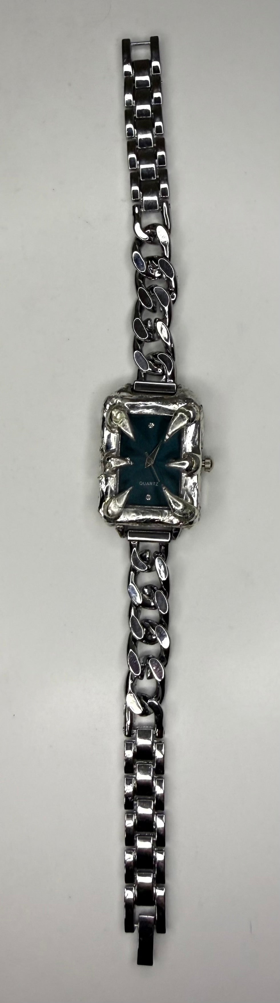 Blue Rectangle Watch