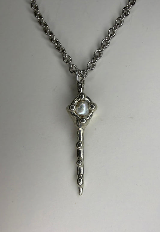 Pearl Sword Necklace