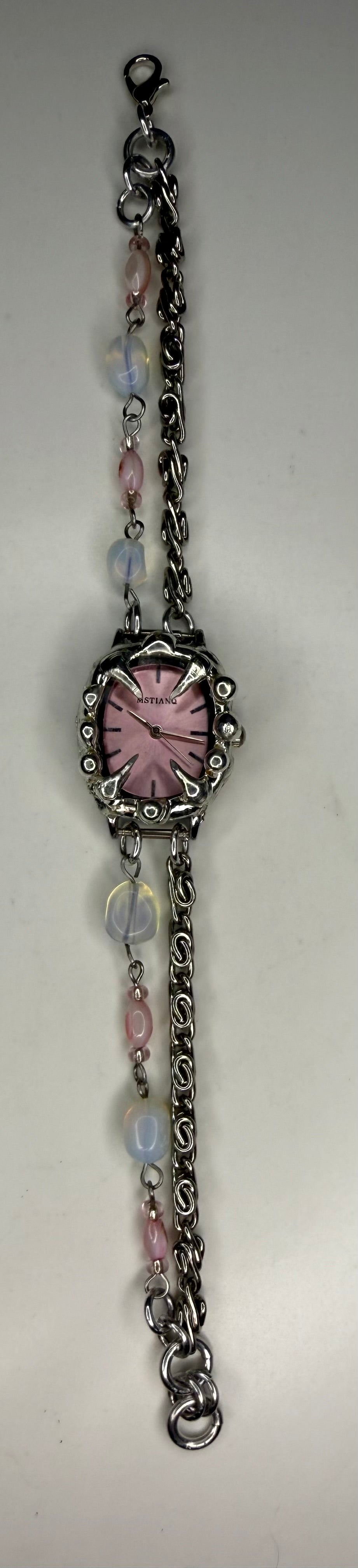 Opalite and shell watch