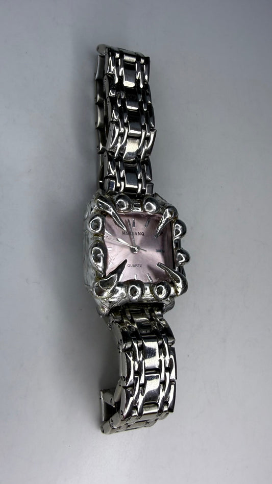 Pink spiked watch