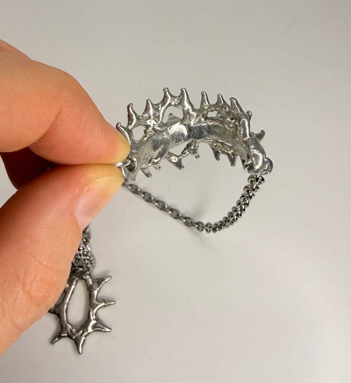 Chunky Spiked Nose Chain