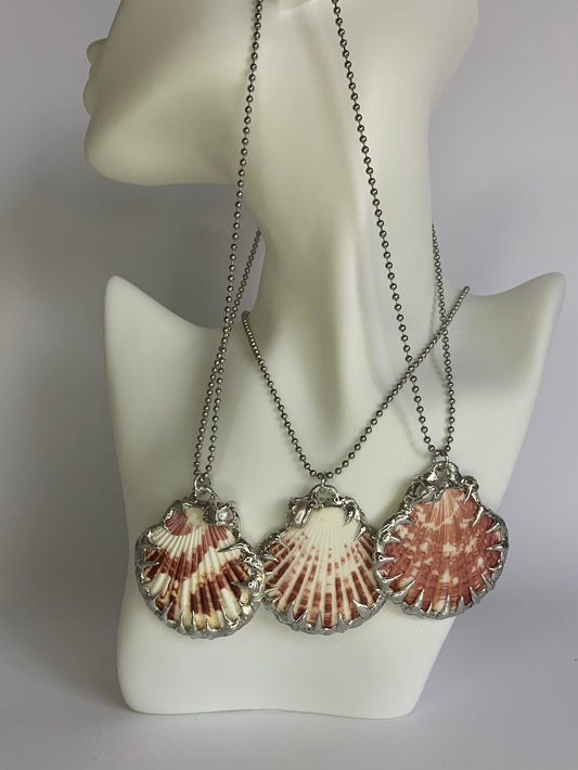 Shell with Pearl Necklaces