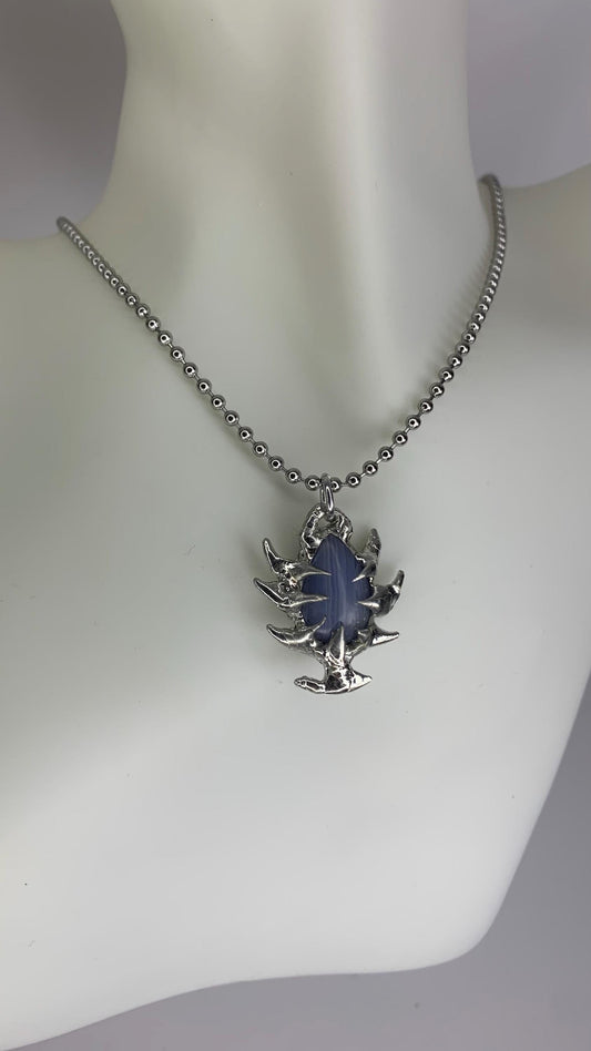 Blue Lace Agate Necklace