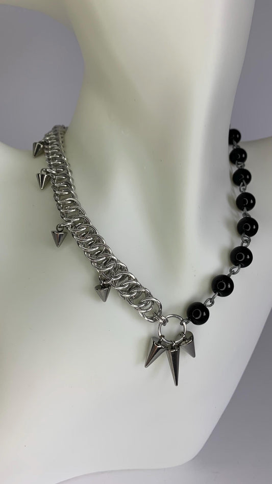 Chainmaille Beaded Necklace