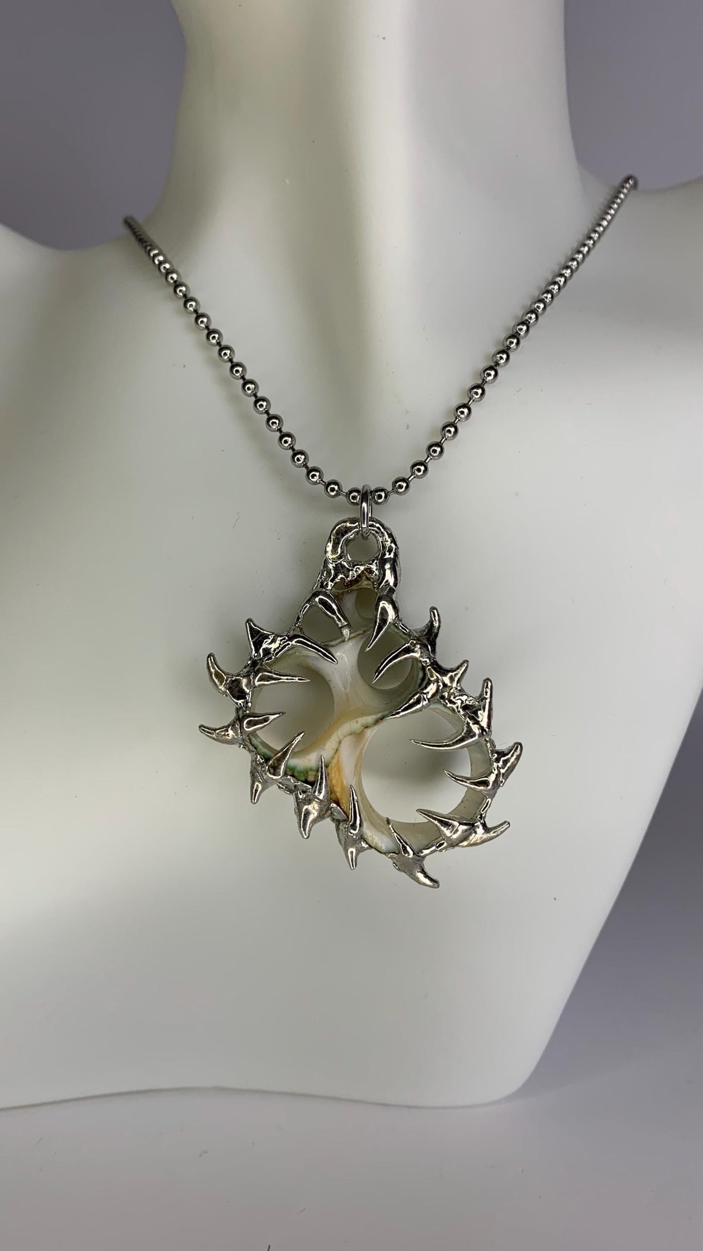 Spiked Shell Necklace