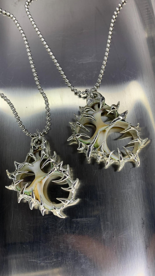 Spiked Shell Necklace